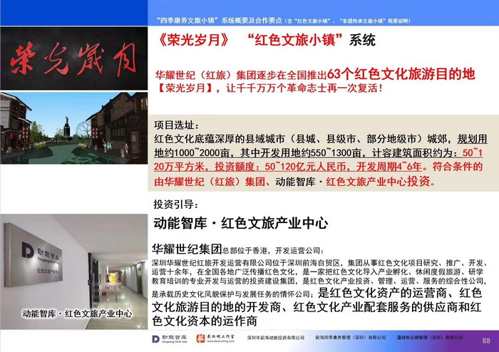 红色文旅小镇合作三合一模式 风过南川留药香 公务南川出南粤 四季康养文旅小镇落地惠州 《贵山行旅》、《上河行旅》四季康养产业项目合作价值：三合一模式 动能智库版权系统 中国“四季康养文旅小镇”示范区，动能智库·前海四季康养管理（深圳）有限公司策划 南川永隆上河 酒肆小馆彻夜述 大碗啤酒思酒肆 祝屋巷驴窝酒馆 酒肆街惠州运营团队 动能投资 小酒馆模式 惠州水东街桥东 旅居康养小镇 大湾区落地酒肆街 酒肆街小酒馆项目系统概要 【酒肆街】品牌概况 酒吧街 商业街 人文商业 酒肆街消费模式 国潮产业 四季康养产业落地惠州  前海四季康养管理